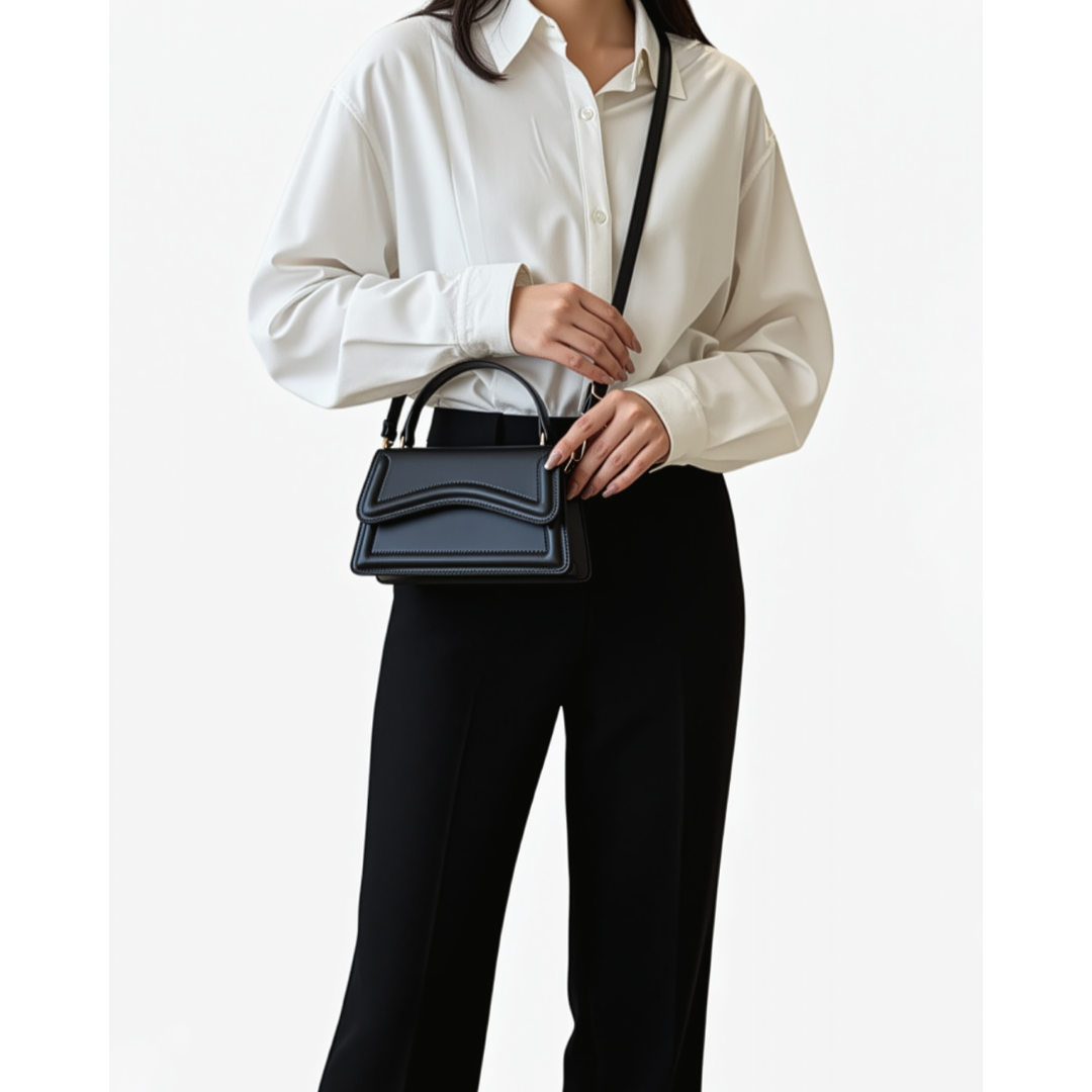 Ashborne | Women's Structured Top-Handle Bag | Elegant Mini