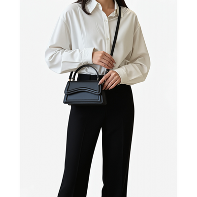 Ashborne | Women's Structured Top-Handle Bag | Elegant Mini