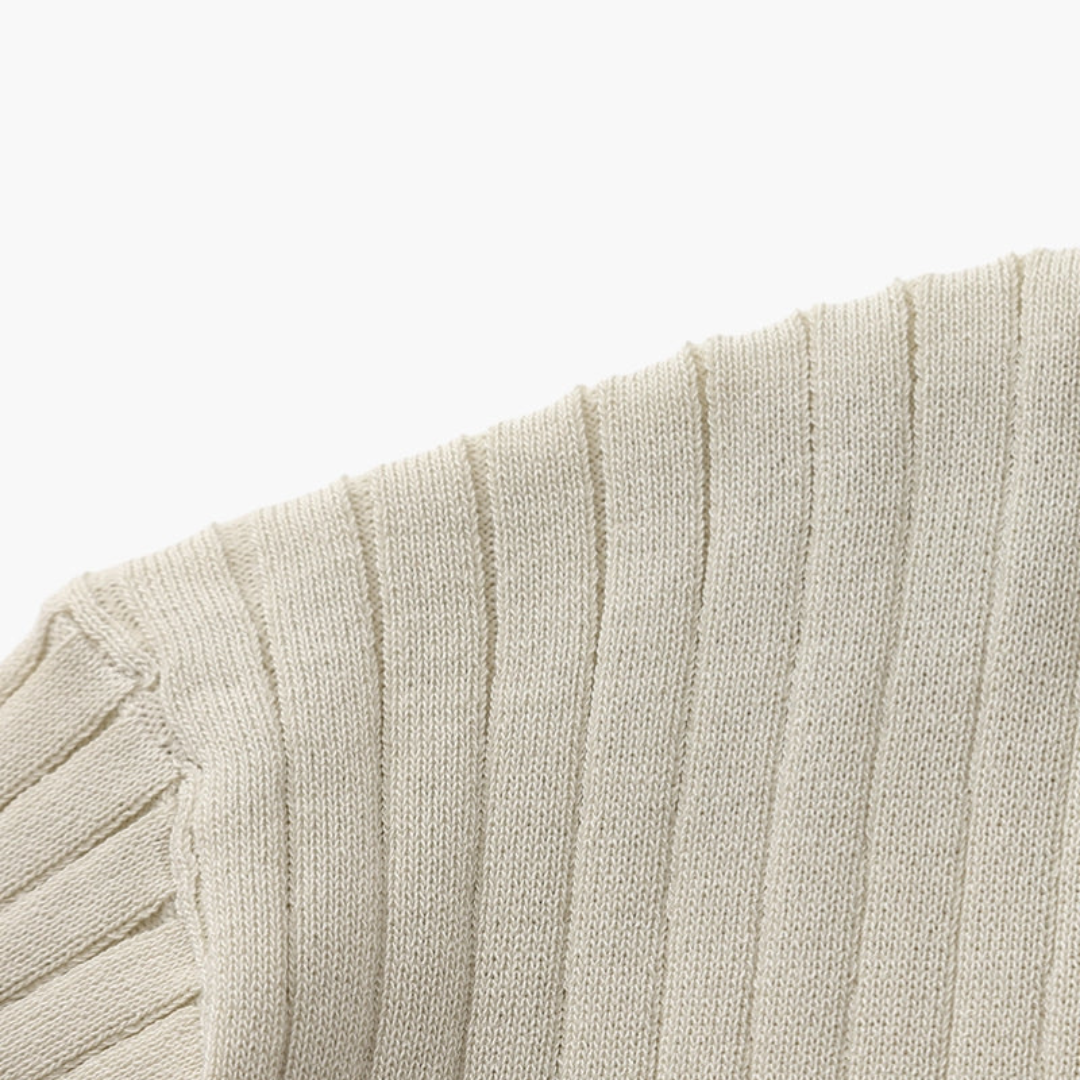 Ashborne | Men's Short Sleeve Polo | Ribbed