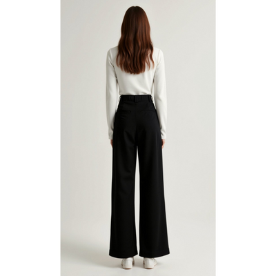 Ashborne | Women's High-Waist Wide-Leg Trousers
