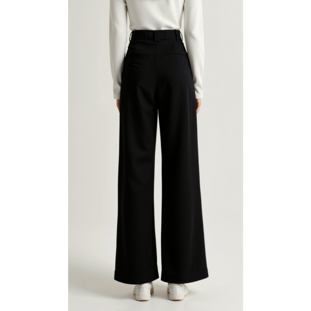 Ashborne | Women's High-Waist Wide-Leg Trousers
