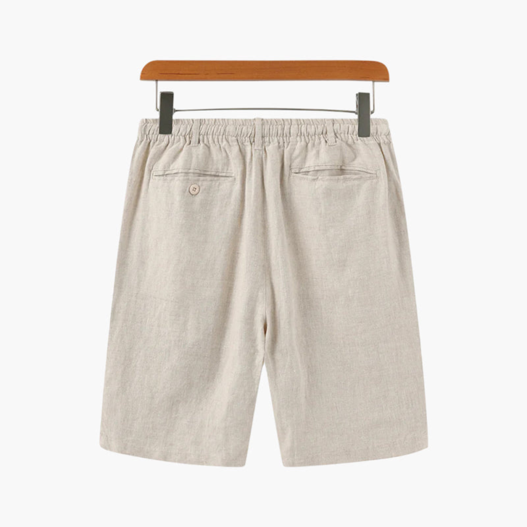 Ashborne | Men's Casual Linen Shorts | Lightweight Comfort